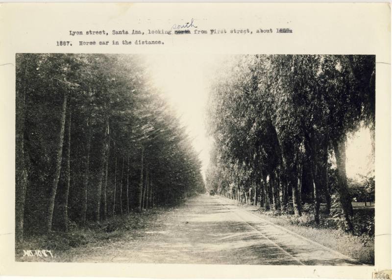 Lyon Street, Santa Ana, 1887
Unknown photographer; Santa Ana, California
Photograph; 7 x 10 i…