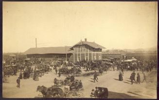 Santa Ana Southern Pacific Railroad Depot, 1888
Unknown photographer; Santa Ana, California
P…