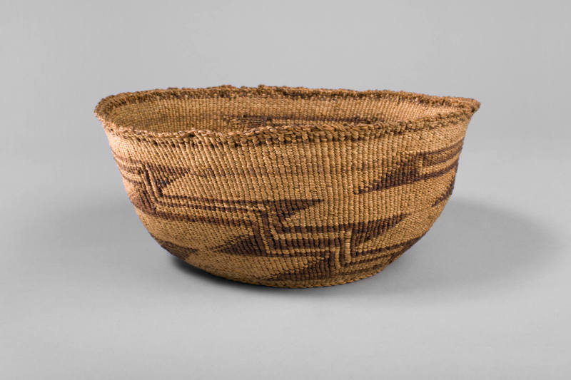 Basket with Triangle and Step-Line Pattern, date unknown
Klamath or Modoc culture; Northeaster…