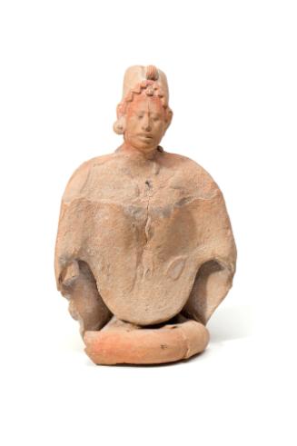 Seated Figure, c. 800-925 A.D.
Maya culture; Jaina Island, Campeche, Mexico
Ceramic and paint…