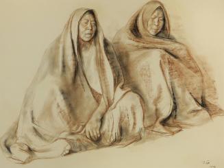 Dos mujeres sentadas, 1972
Francisco Zúñiga (Mexican, 1912-1998); Mexico City, Mexico
Crayon …