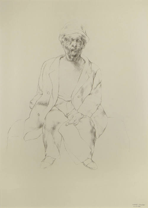 Billitero, 1951
Rafael Coronel (Mexican, 1932- )
Pencil on illustration board; 18 ½ x 13 ½ in…