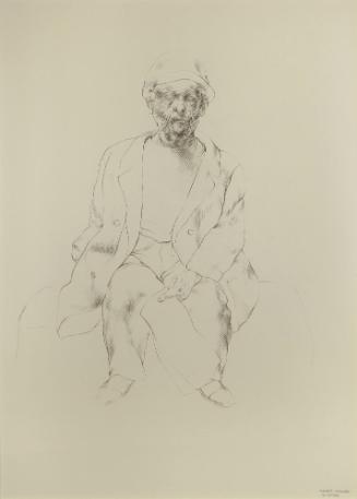 Billitero, 1951
Rafael Coronel (Mexican, 1932- )
Pencil on illustration board; 18 ½ x 13 ½ in…