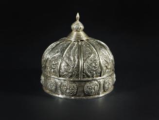 Celestial Crown, 20th Century
Miao culture; Guizhou Province, China
Copper, zinc and silver; …