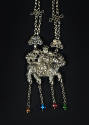 Necklace with Pendant of Figure and Beast, 20th Century
Miao culture; Guizhou Province, China
…