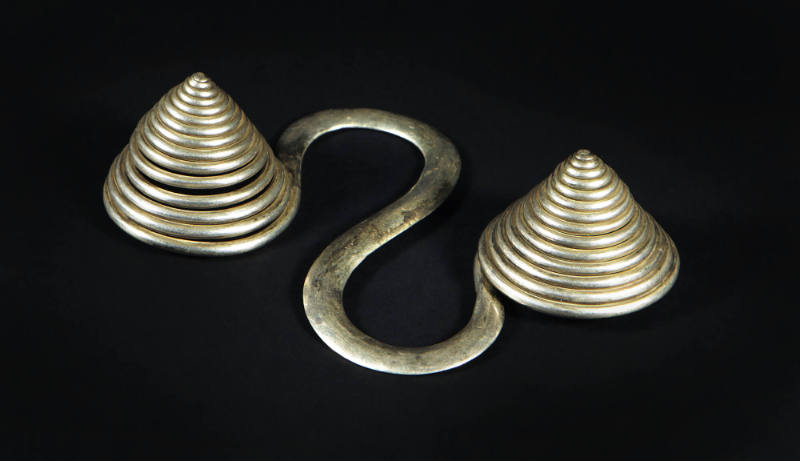S-Shaped Counterweight, 20th Century
Miao culture; Guizhou Province, China
Silver; 5 5/8 × 3 …