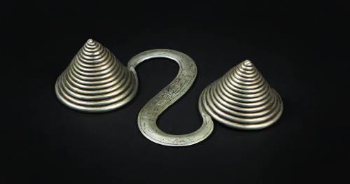 S-Shaped Counterweight, 20th Century
Miao culture; Guizhou Province, China
Silver; 6 1/8 × 4 …