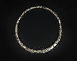 Neck Ring with Openwork Floral Motif, 20th Century
Miao culture; Guizhou Province, China
Silv…