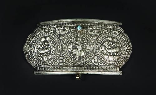 Apron Clasp with Zoomorphic Figures, 20th Century
Shigatse, Tibet Autonomous Region, China
Si…