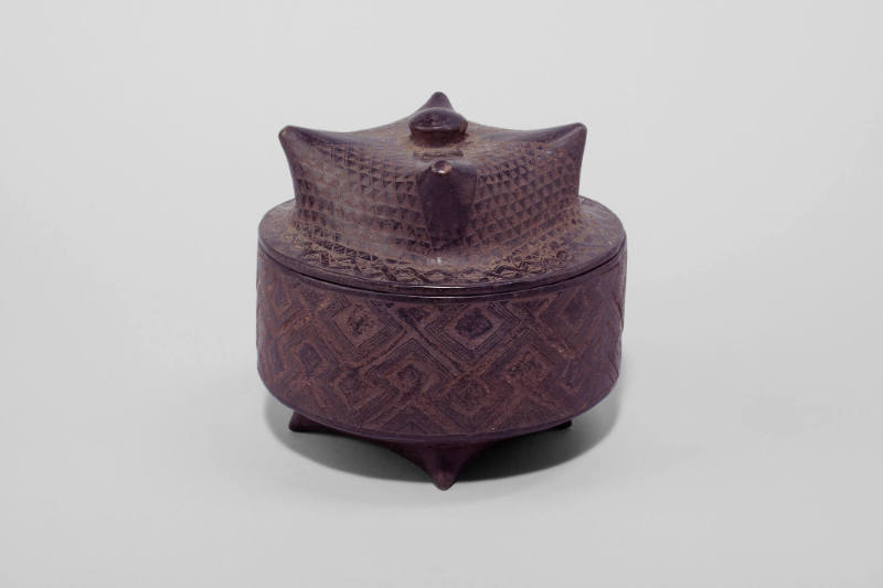 Cosmetic Box, 20th Century
Kuba people; Democratic Republic of the Congo 
Wood; 6 1/4 x 6 3/4…