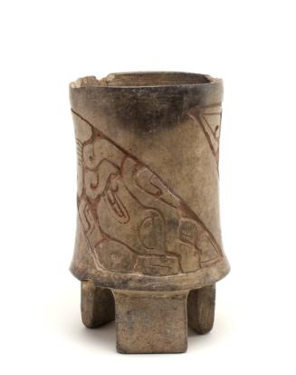 Tripod Vase with Incised Zoomorphic Designs, c. 200-600 A.D.
Maya culture; Guatemala
Ceramic …