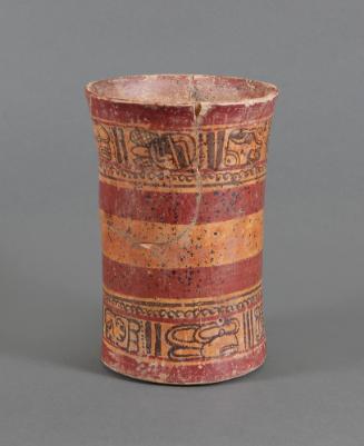 Vessel, c. 900-1519 A.D.
Maya culture; El Salvador or Honduras
Ceramic and paint; 9 x 6 in.
…