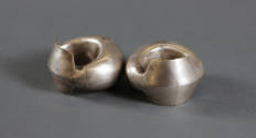 Hollow Silver Cuffs (Kadla or Kadiya), 20th Century
Gujarati culture; Gujarat, India 
Silver;…