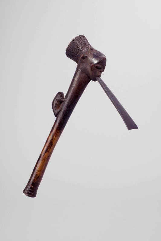 Ceremonial Adze, 20th Century
Luba people; Democratic Republic of the Congo
Wood and metal;  …