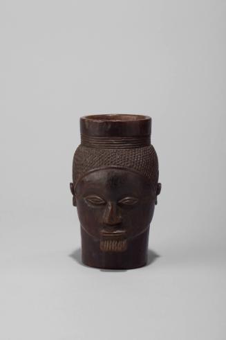 Palm Wine Drinking Cup, 20th Century 
Lele people; Democratic Republic of the Congo
Wood; 5 3…