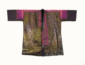 Jacket, mid to late 20th Century
Miao culture; probably Guizhou Province, China
Cotton and si…