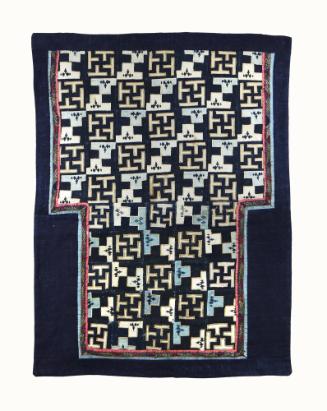 Baby Carrier, 20th Century
Miao culture; probably Guizhou Province, China
Cotton and silk; 27…