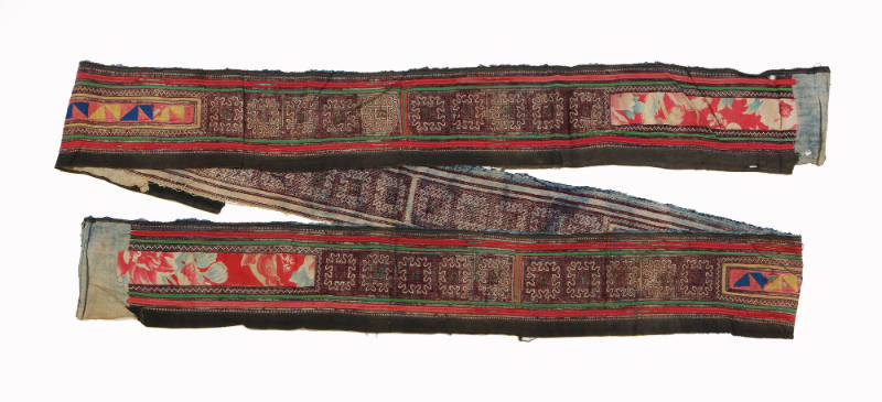 Embroidered Textile, mid to late 20th Century
Miao culture; probably Guizhou Province, China
…