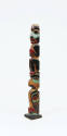 Model Totem Pole, early 20th Century
Tlingit culture; Northwest Coast Region, North America
W…