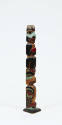 Model Totem Pole, early 20th Century
Tlingit culture; Northwest Coast Region, North America
W…