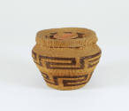 Covered basket, early 20th Century
Tlingit culture; Northwest Coast Region, North America
Var…