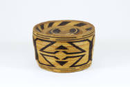 Basket with Rattle Lid, early 20th Century
Tlingit culture; Northwest Coast Region, North Amer…