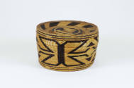 Basket with Rattle Lid, early 20th Century
Tlingit culture; Northwest Coast Region, North Amer…