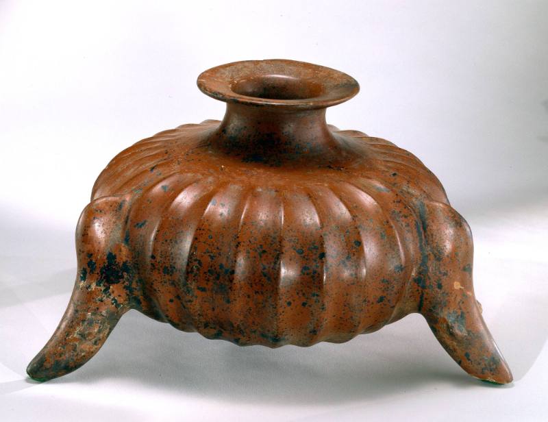 Vessel, 100-500 CE
Colima Shaft Tomb peoples; Colima, West Mexico
Ceramic and pigment; 8 5/16…