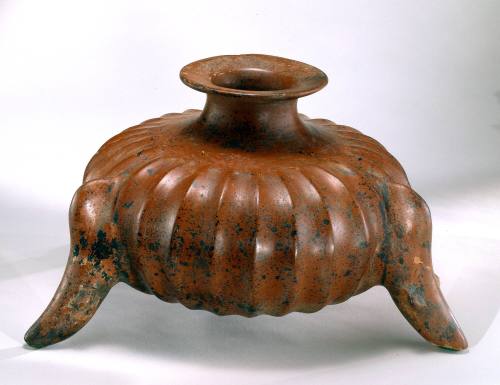 Vessel, 100-500 CE
Colima Shaft Tomb peoples; Colima, West Mexico
Ceramic and pigment; 8 5/16…