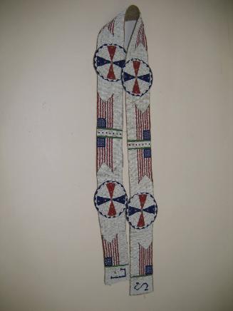 Beaded Blanket Strip, c. 1880
Lakota/Dakota (Sioux) culture; Great Plains
Glass beads, cotton…