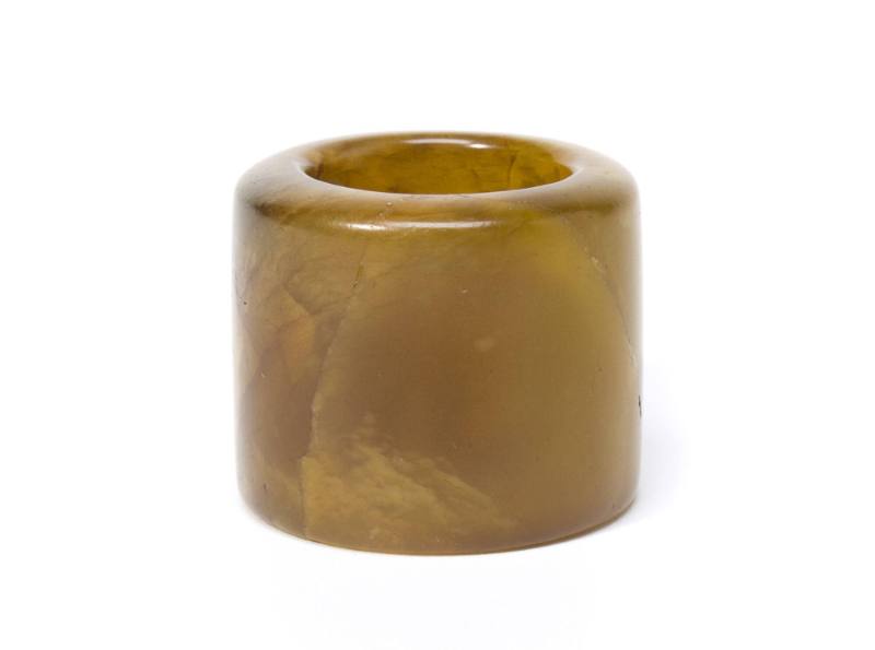 Archer's Ring, Qing Dynasty (late 19th-early 20th Century)
Han people;China
Nephrite; 1 1/8 x…