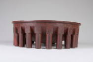 Yaqona Bowl (Tanoa), late 19th to early 20th Century
Fiji, Melanesia
Wood; 7 1/2 × 22 7/16 × …