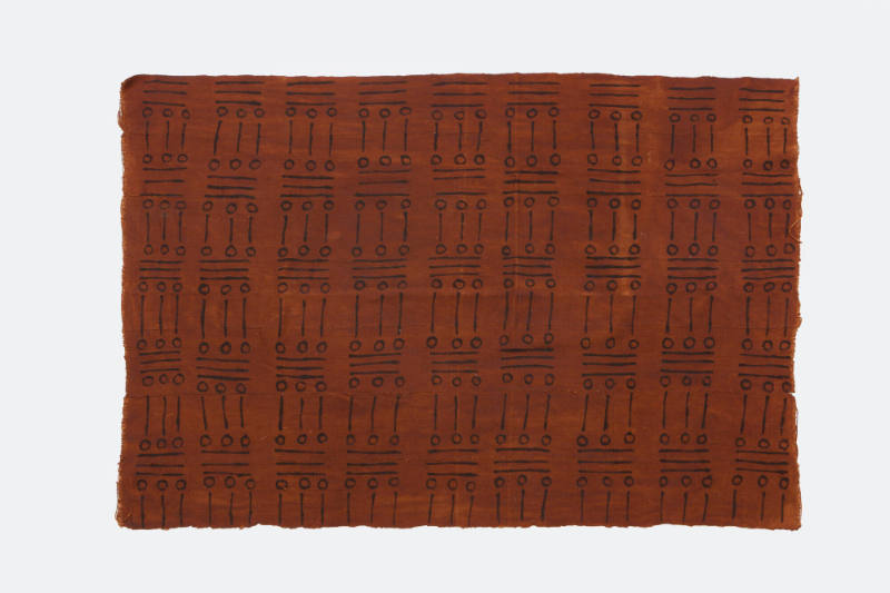 Mud Cloth (Bogolanfini), mid 20th Century
Bamana culture; Mali
Wool dyed with mud; 36 × 56 1/…
