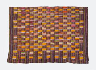 Wrap-Around Garment (Kente), early to mid 20th Century
Akan or Ewe culture; Ghana
Cotton and …
