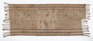 Pillar Carpet, early 20th Century
Unknown culture; Bhutan
Cotton, wool and silk; 39 × 89 in.
…