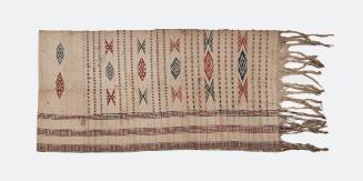 Pillar Carpet, early 20th Century
Unknown culture; Bhutan
Cotton, silk and wool; 25 × 102 in.…