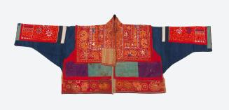 Jacket, early to mid 20th Century
Miao culture; Guizhou Province, China
Cotton, hemp and silk…