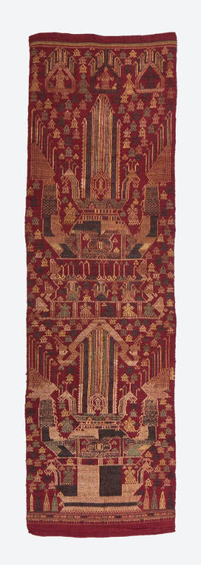 Door Curtain (Paa Kang), early to mid 20th Century
Lao Loum or Tai Daeng culture; Houaphanh Pr…