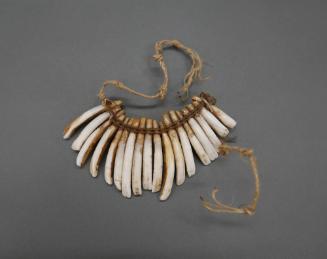 Pig Tooth Necklace, mid to late 20th Century
Dani culture; Central Highlands, New Guinea, Papu…