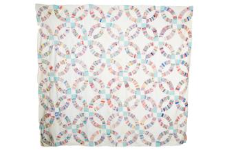 Quilt, c.1940
United States
Cotton; 75 1/4 × 83 in. 
96.36.226
Gift of the Fullerton Museum…