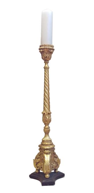 Torchiere, late 17th to 18th Century
Probably Italian
Wood and paint; 43 1/2 × 12 × 10 in.
2…