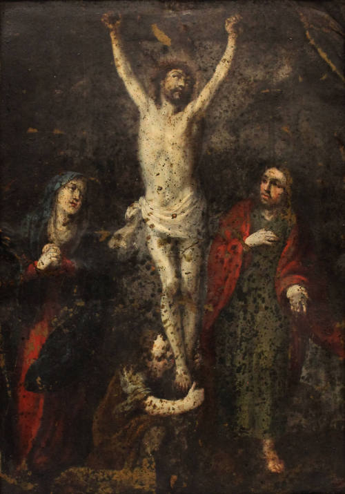 Crucifixion, 1718-1755
Francisco Martinez (possibly Spanish-born Mexican, c. 1692-1758)
Oil o…