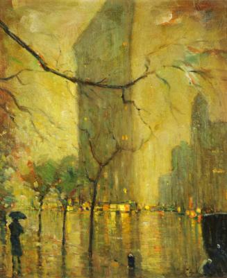 Landscape, New York, c. 1921
Frank Coburn (American, 1862-1938)
Oil on canvas; 21 1/4 × 25 1/…