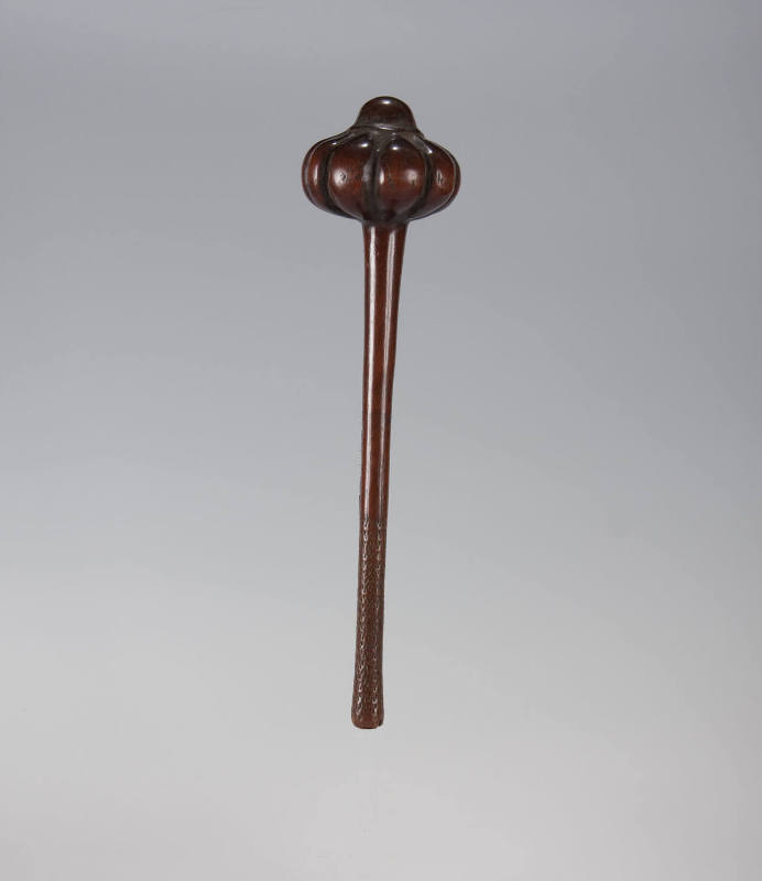 Throwing Club (Iula Tavatava), 18th - 19th Century
Fiji, Melanesia
Wood; 15 1/4 × 3 1/2 × 3 1…