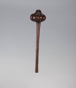 Throwing Club (Iula Tavatava), 18th - 19th Century
Fiji, Melanesia
Wood; 15 1/4 × 3 1/2 × 3 1…