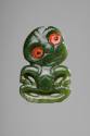 Amulet (Hei Tiki), 18th Century
Māori culture; New Zealand, Polynesia, Oceania
Nephrite and s…