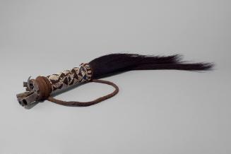 Ritual Fly Whisk, 20th Century
Kuba culture; Democratic Republic of the Congo
Horse hair, iro…