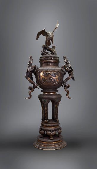 Incense Burner (Koro), 1873-1915
Japan
Bronze and gilt; 83 × 33 × 23 in.
2017.6.1a-h
Gift o…