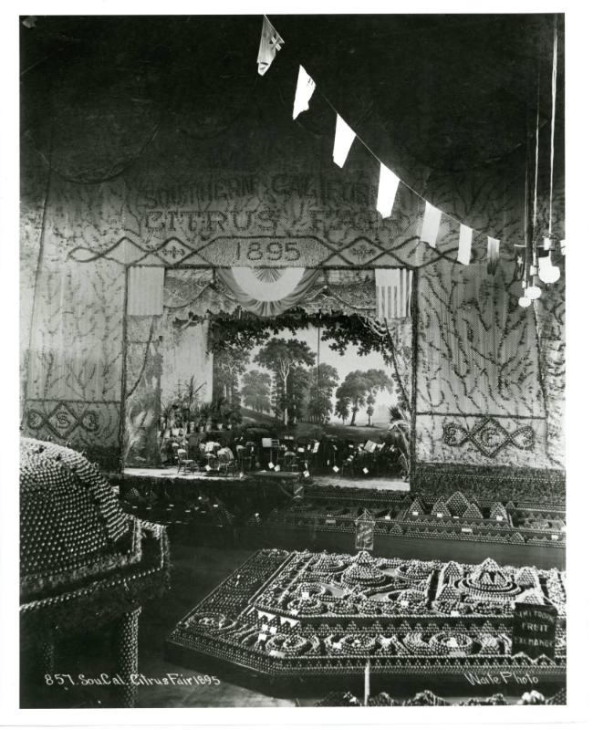 Southern California Citrus Fair, 1895
Waite Photo; Los Angeles, California
Photographic print…