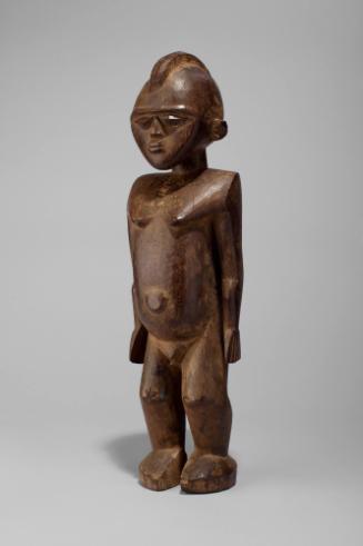 Bateba Phuwe Figure, 20th Century
Lobi culture; Burkina Faso
Wood and patina; 18 3/4 x 5 1/4 …